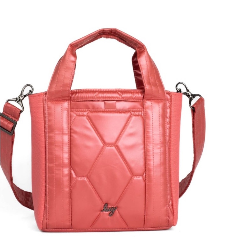 🍉LUG Cadence 🍉Metallic Watermelon 🍉 Quilted Tote Bag - Picture 1 of 9